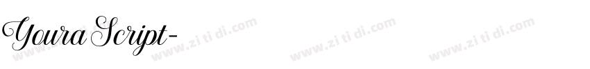 Youra Script字体转换